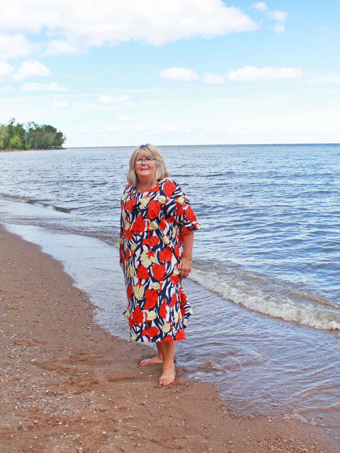 Sandy Tunic Dress -Summer Print