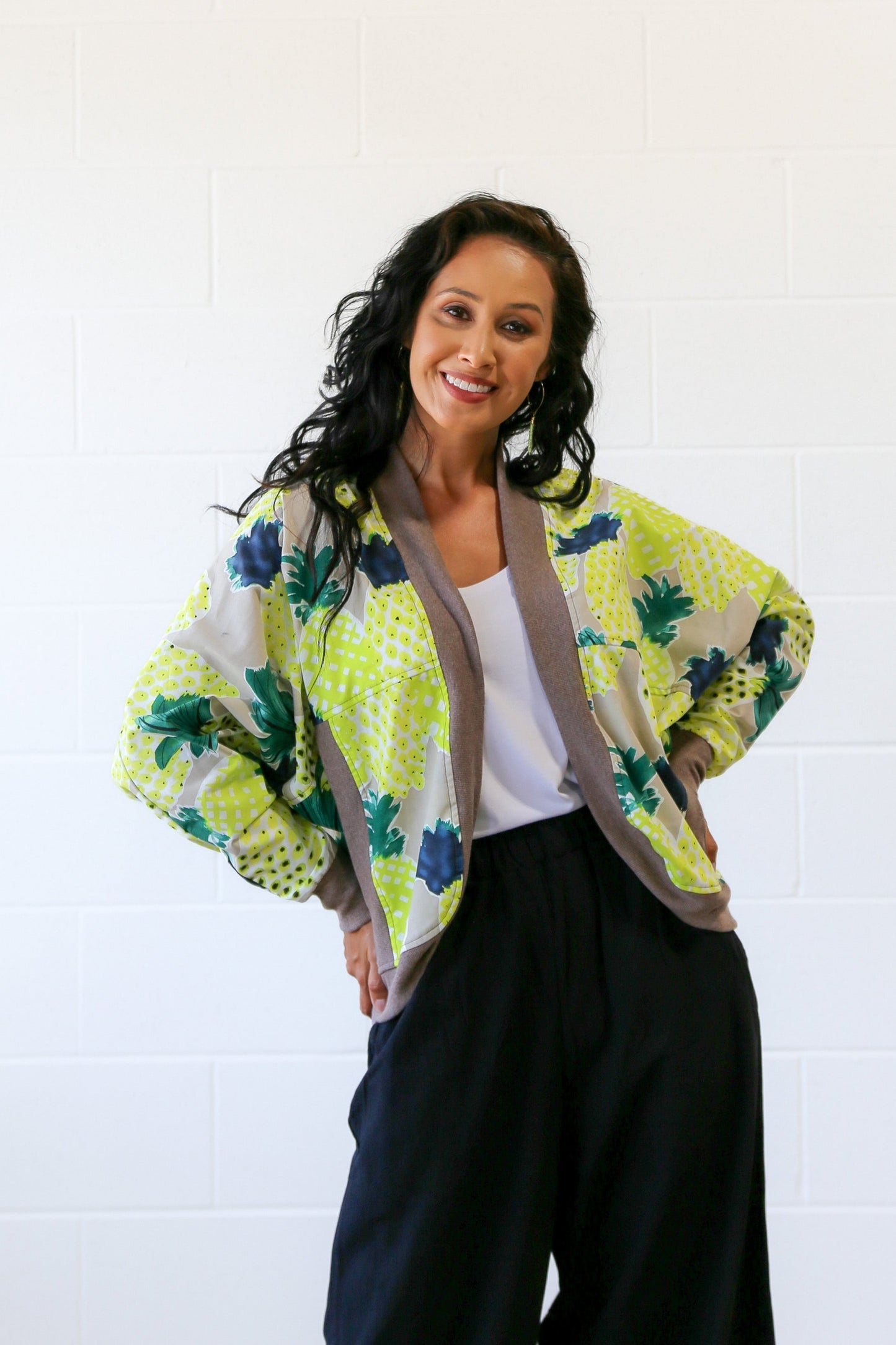 Tanis Bomber Jacket -Pineapple