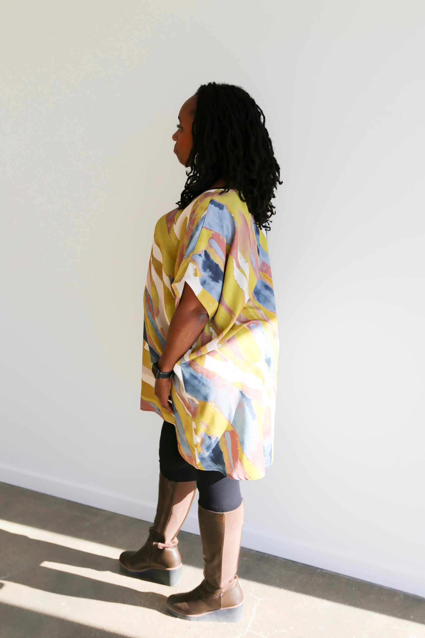 Sheila Tunic Top -Fall Print