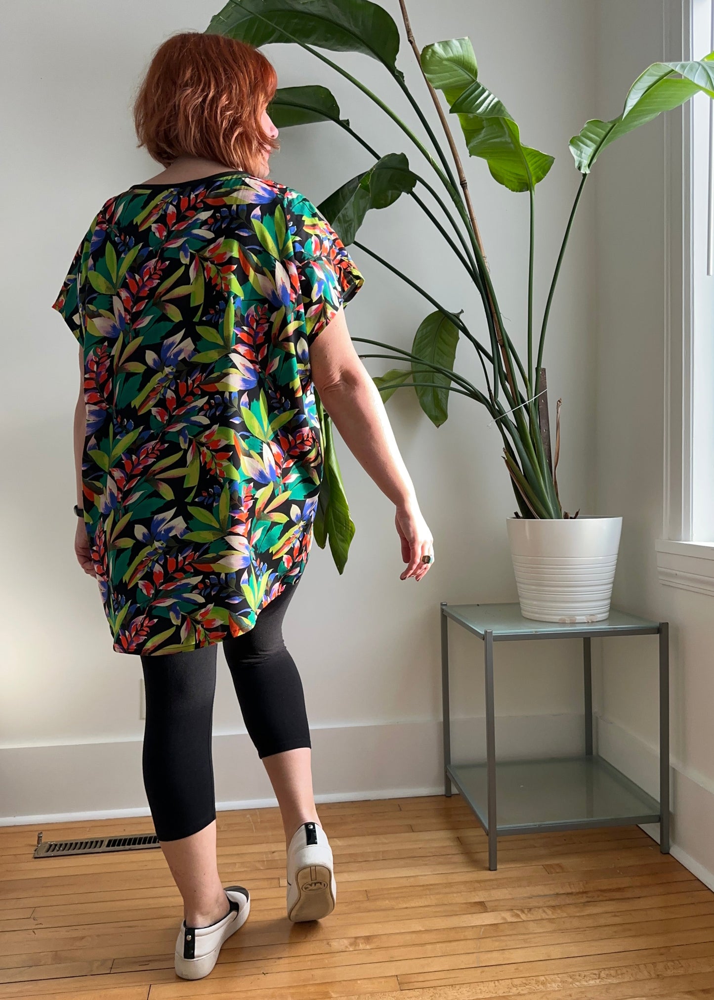 Sheila Tunic Top -Tropical Print