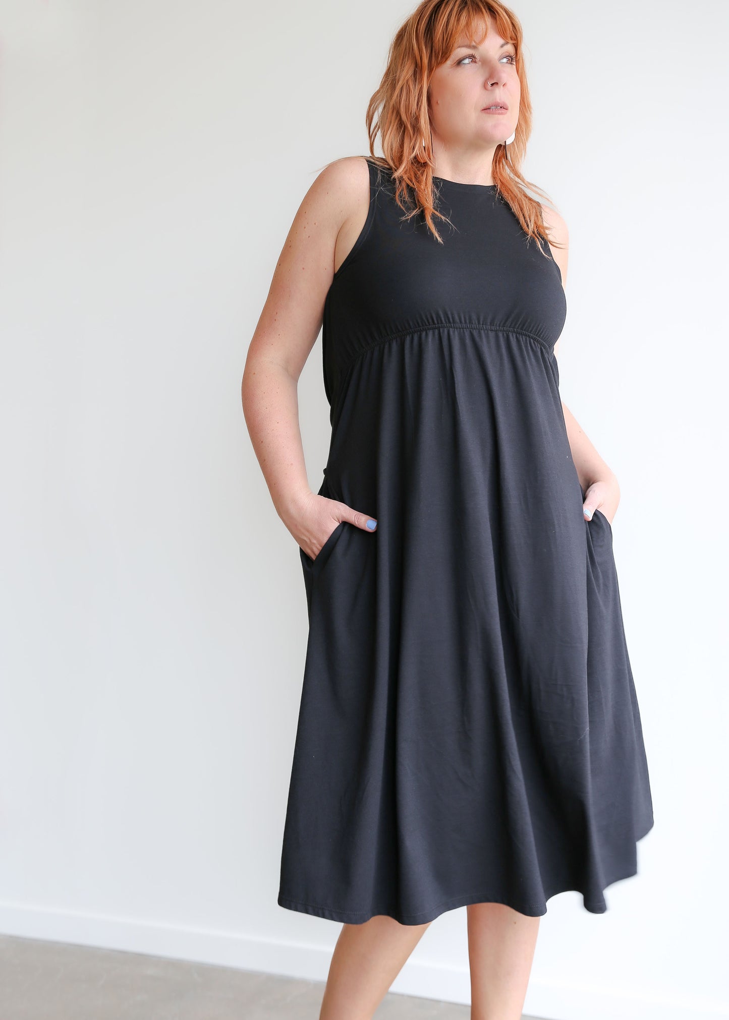 Laura Reversible Dress -Black