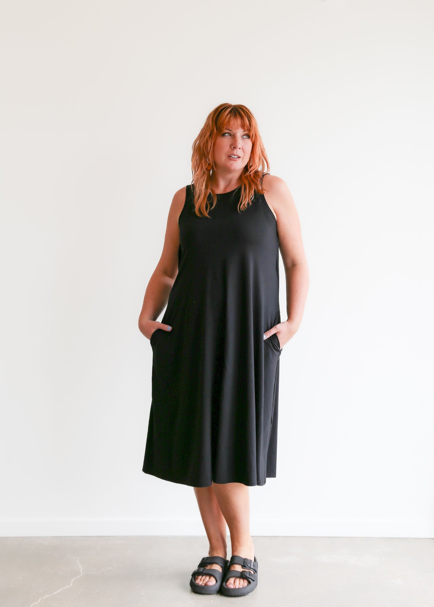 Laura Reversible Dress -Black