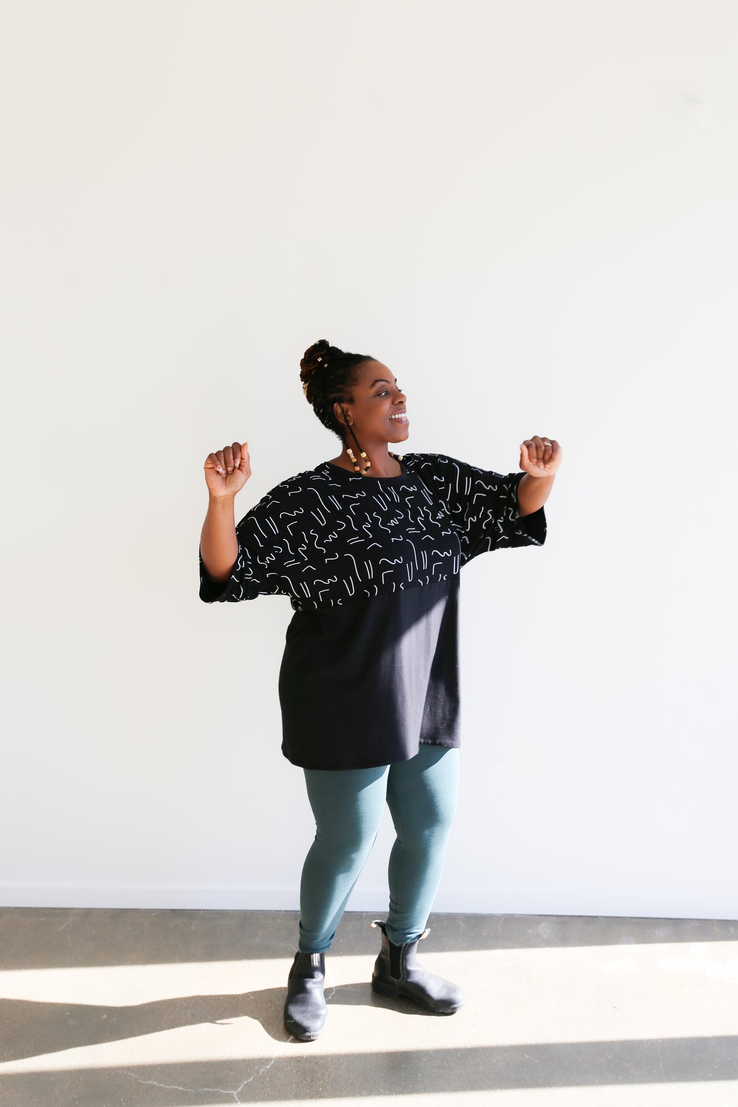 Zero Waste Squiggle Tunic