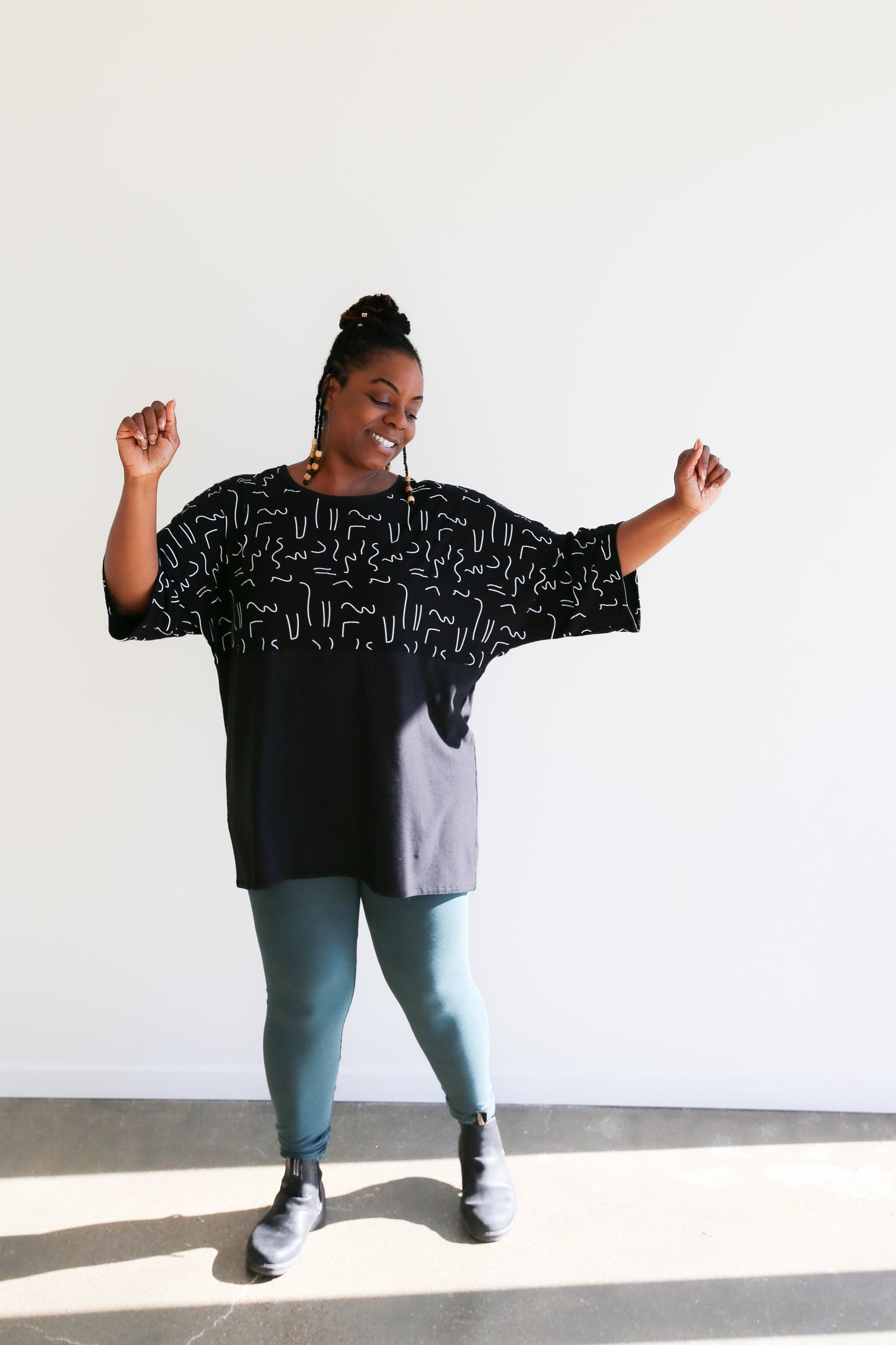 Zero Waste Squiggle Tunic