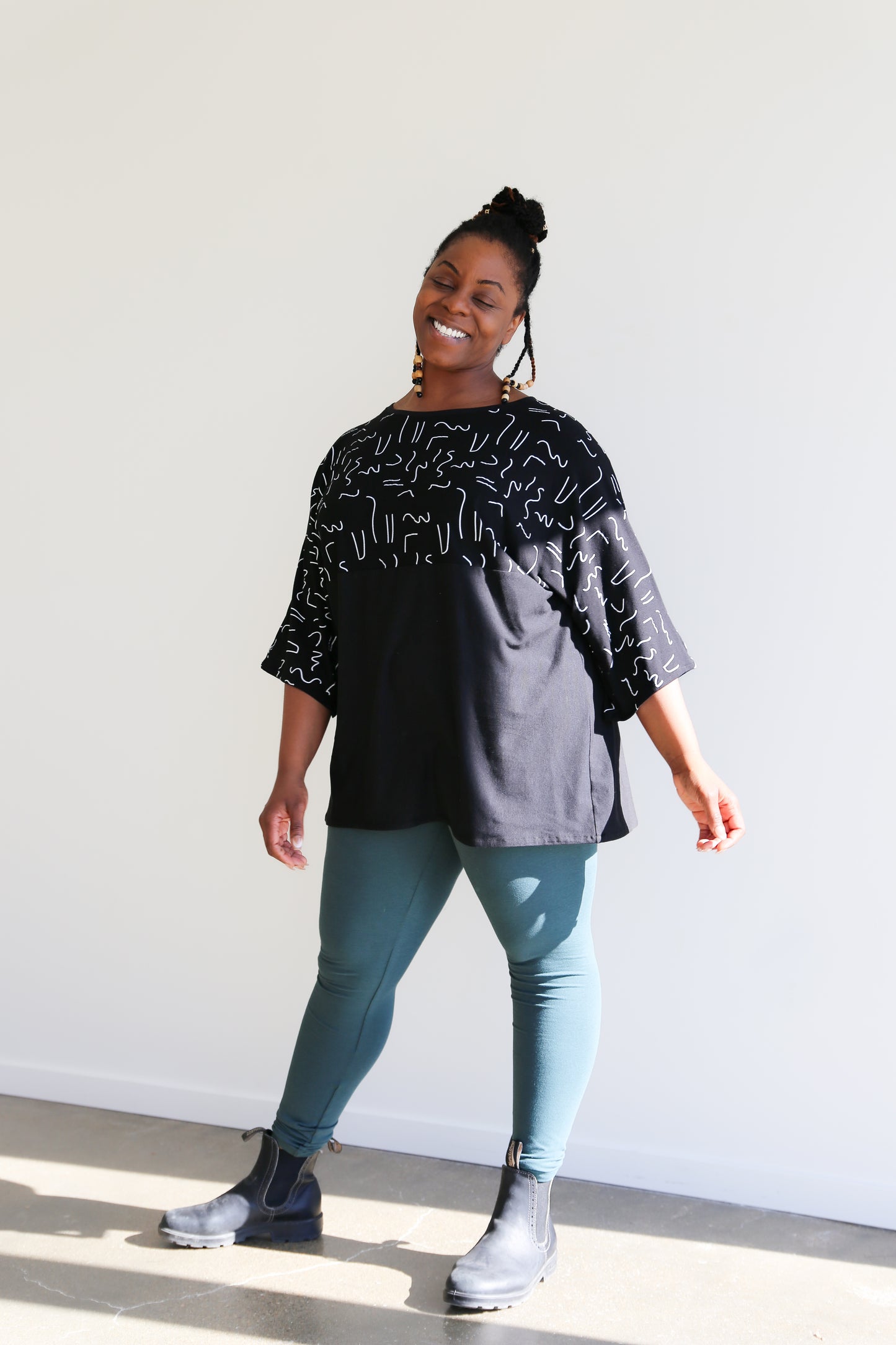 Zero Waste Squiggle Tunic